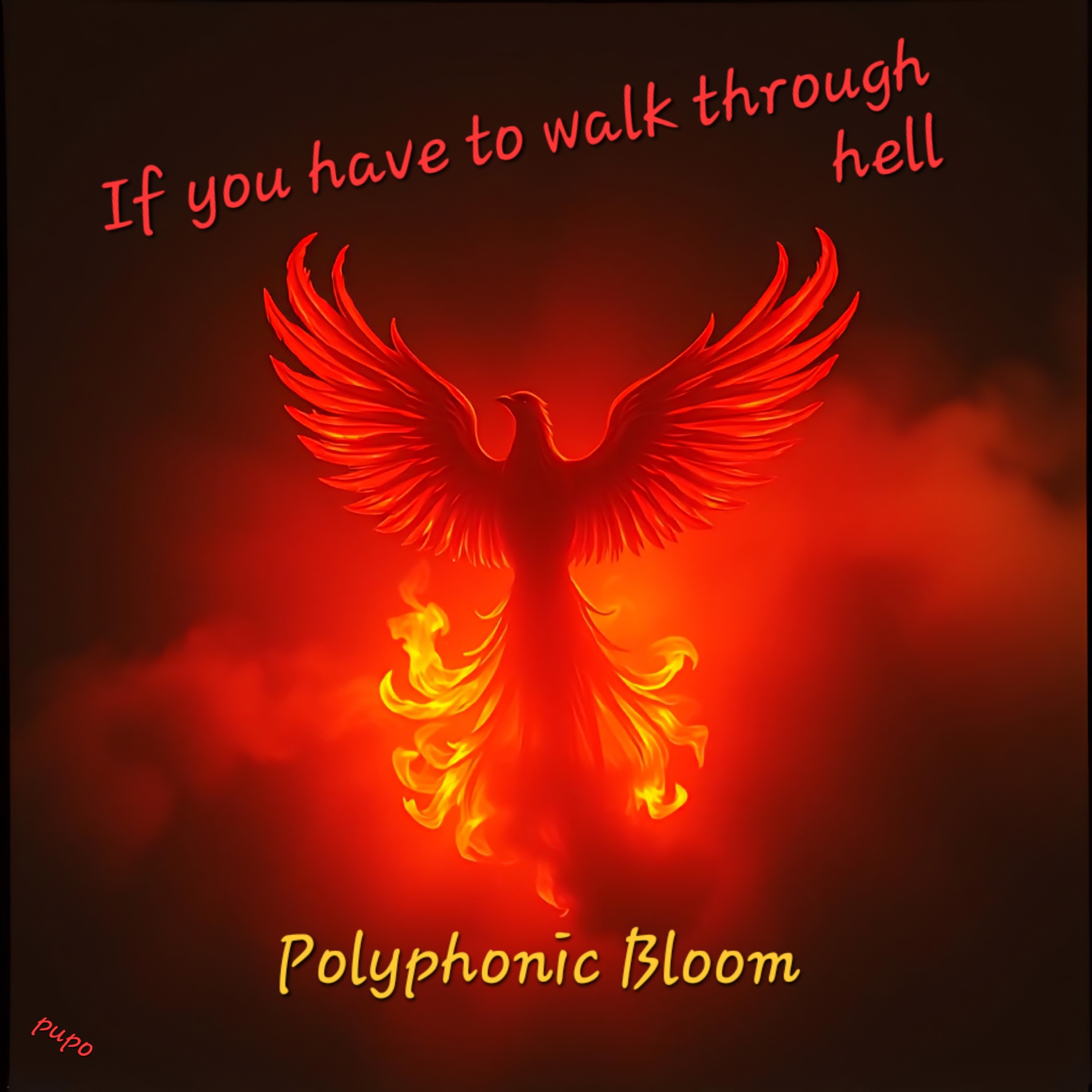 If you have to walk through hell